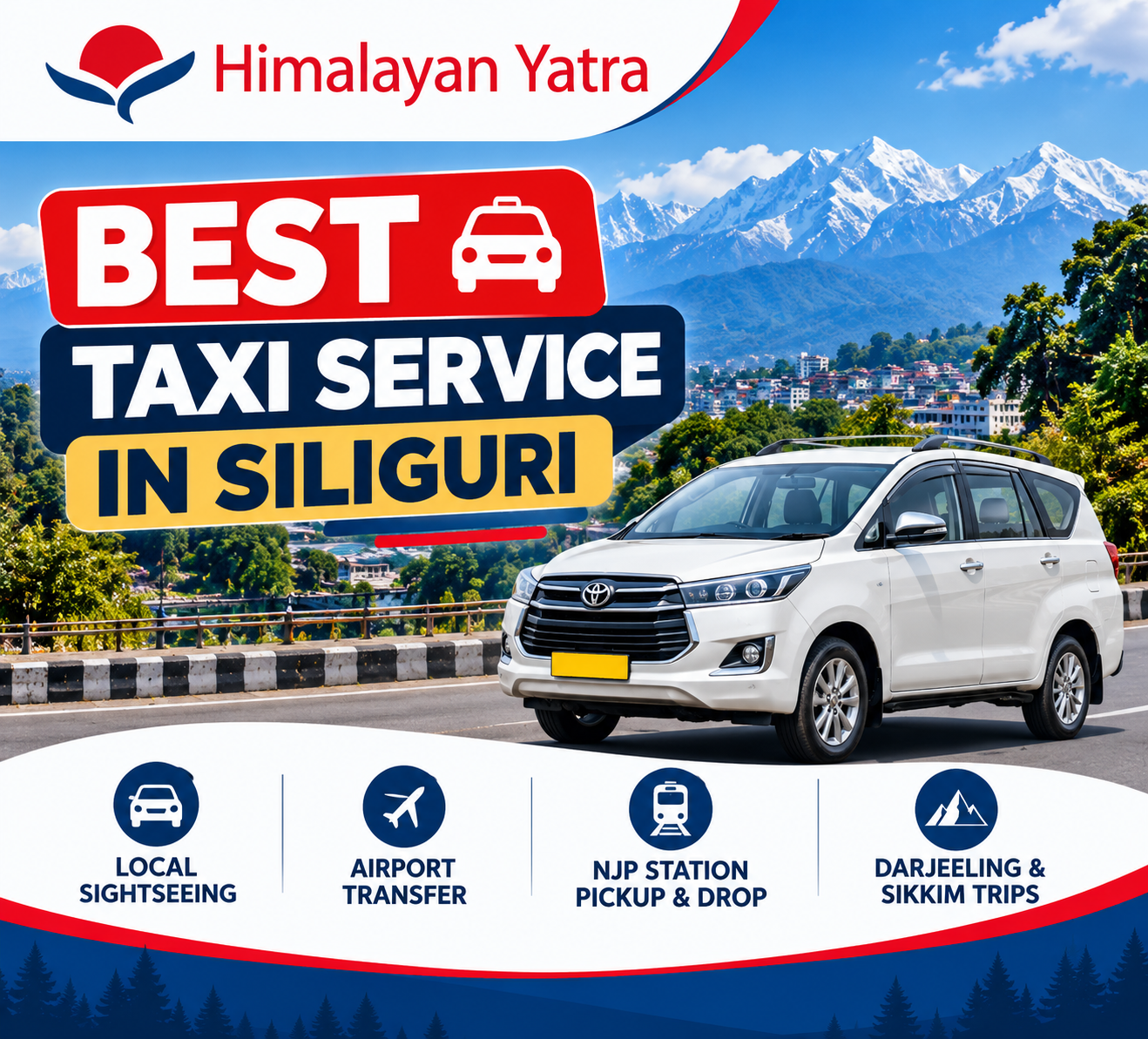 Taxi Service in Siliguri | Cab Booking for Darjeeling & Sikkim